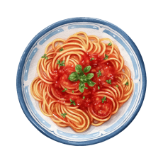 pasta plate